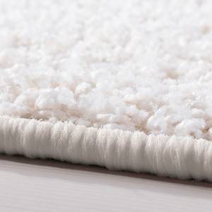 Tapis shaggy KiYDOO I Fibres synthétiques - Blanc crème - 160 x 230 cm