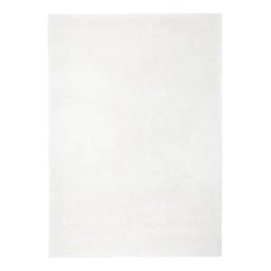 Hoogpolig vloerkleed Lambskin kunstvezel - wit - Wit - 80 x 150 cm