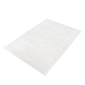 Hoogpolig vloerkleed Lambskin kunstvezel - wit - Wit - 80 x 150 cm