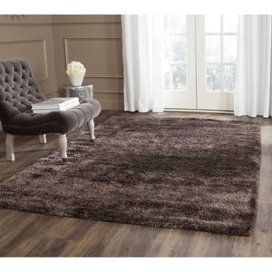 Tapis Shaggy Marbella Marron foncé - 160 x 228 cm