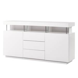 Sideboard Adriane (inkl. Beleuchtung) Hochglanz Weiß