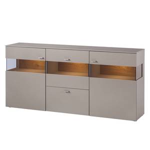 Sideboard Anzio Matt Fango / Balkeneiche - Mit Beleuchtung