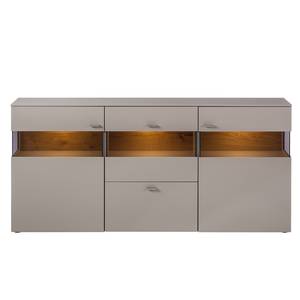 Sideboard Anzio Matt Fango / Balkeneiche - Mit Beleuchtung