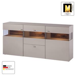 Sideboard Anzio Matt Fango / Astnussbaum - Mit Beleuchtung