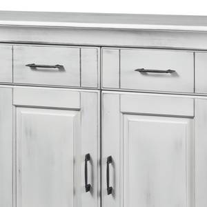 Buffet Aylin II Peuplier partiellement massif Blanc antique