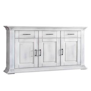 Buffet Aylin III Peuplier partiellement massif Blanc antique