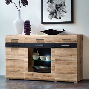 Sideboard Baja inklusive Beleuchtung - Eiche Sanremo Dekor Hell