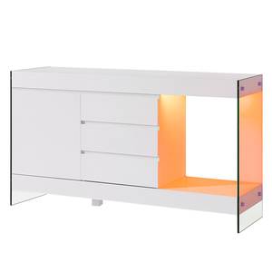 Sideboard Banas I (incl. verlichting) wit