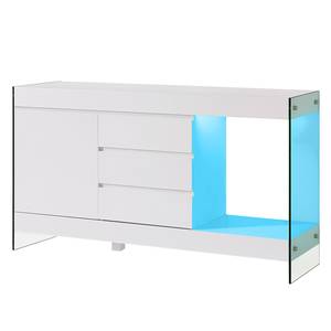 Sideboard Banas I (incl. verlichting) wit