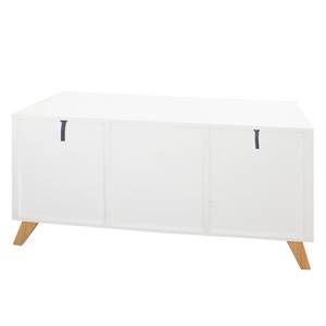 Sideboard Brekille I Weiß / Eiche