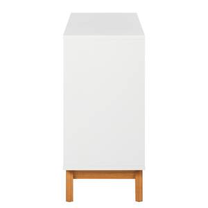 Credenza Brekille II bianco / quercia