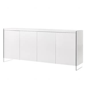 Sideboard Brunetti (inkl. Beleuchtung) Hochglanz Weiß