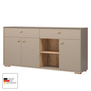 Dressoir Calvi II Steengrijs/Navarra eikenhoutkleurig - Hoekig