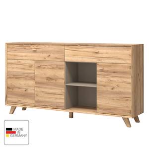 Sideboard Calvi II Eiche Navarra Dekor / Steingrau - Konisch