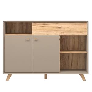 Dressoir Calvi III Steengrijs/Navarra eikenhoutkleurig - Conisch