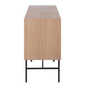 Sideboard Caspito Hellgrau / Eiche