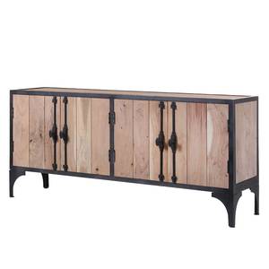 Dressoir Ceriana massief acaciahout/metaal - acaciahout/zwart