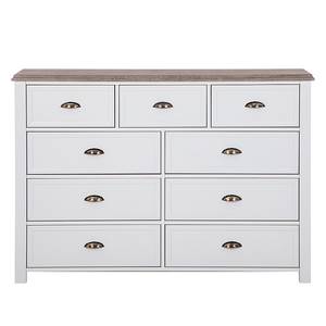 Dressoir Chateau III wit/San Remo eikenhouten look