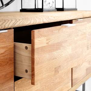 Credenza Chicago Legno di quercia parzialmente massello oliato