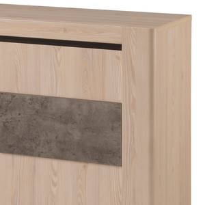 Sideboard Chris II Eiche Dekor / Steingrau