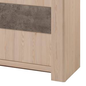 Sideboard Chris II Eiche Dekor / Steingrau