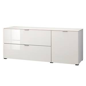 Sideboard Cleo I Weiß/Glas Sand