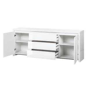 Sideboard Daytona II Hochglanz Weiß