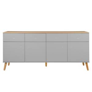 Buffet Dot II Imitation chêne - Gris