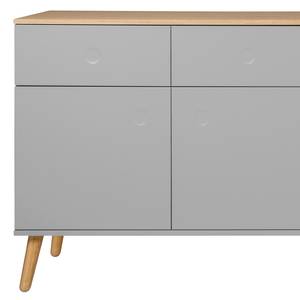 Sideboard Dot II Eiche Dekor - Grau