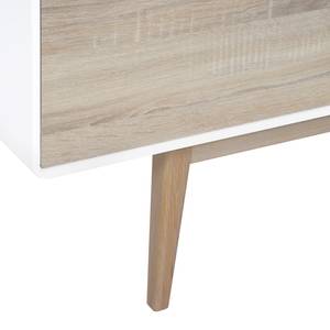 Buffet Drio Imitation chêne / Blanc