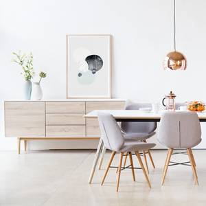 Sideboard Drio Eiche Dekor / Weiß