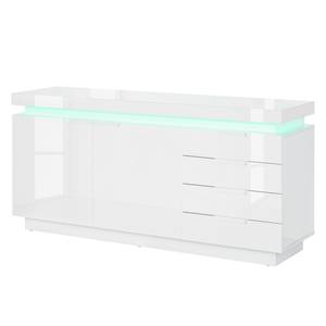 Buffetkast Roomconcept II (incl. LED-verlichting) - hoogglans wit