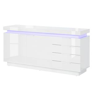 Sideboard Emblaze (inkl LED-Beleuchtung) Hochglanz Weiß