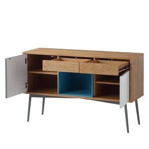 Sideboard Eno I Eiche / Grau