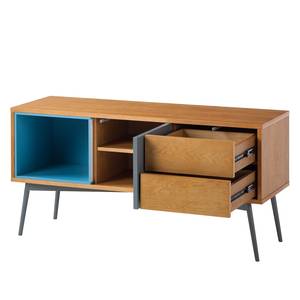 Dressoir Eno II eikenhout/grijs