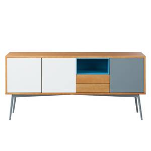 Dressoir Eno III eikenhout/grijs