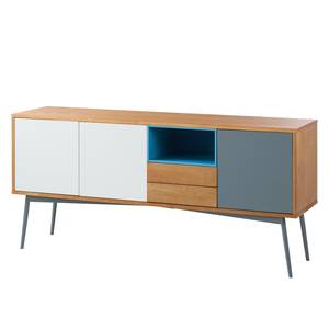 Dressoir Eno III eikenhout/grijs