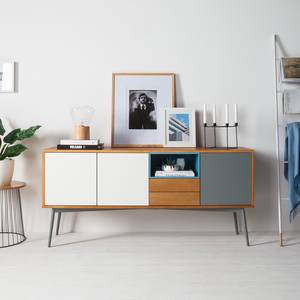 Dressoir Eno III eikenhout/grijs