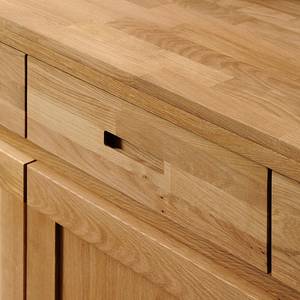 Sideboard Ethan I deels massief eikenhout natuurlijke kleuren