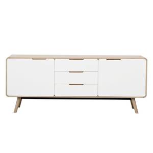 Sideboard Helvig I Eiche / Weiß