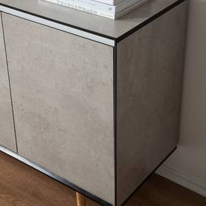 Credenza Karay Decorazione cemento/Bianco