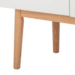 Credenza Lindholm I Parzialmente in legno massello di quercia Bianco