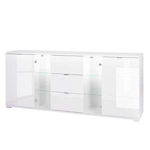 Sideboard Mamberg I (inkl. Beleuchtung) Hochglanz Weiß / Weiß