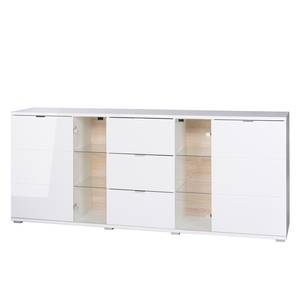 Sideboard Mamberg I (inkl. Beleuchtung) Hochglanz Weiß / Weiß