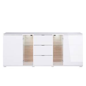 Sideboard Mamberg I (inkl. Beleuchtung) Hochglanz Weiß / Weiß