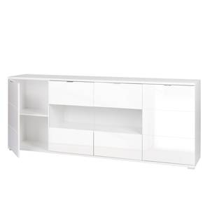 Sideboard Mamberg II (inkl. Beleuchtung) Hochglanz Weiß / Weiß