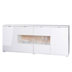 Dressoir Mamberg I (incl. verlichting) hoogglans wit/wit