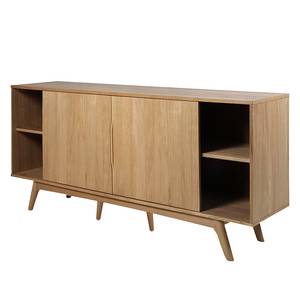 Credenza Meja Parzialmente in legno massello di quercia oliato - Quercia