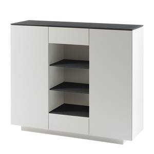 Credenza Milton II Bianco/Grigio pietra