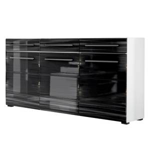 Buffet Motley Vert brillant - Noir brillant / Blanc